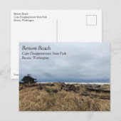 Benson Beach, Cape Diseption, WA Briefkaart (Voorkant / Achterkant)