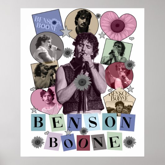 Benson Boone Amerikaanse Hartmuziek Poster (Voorkant)