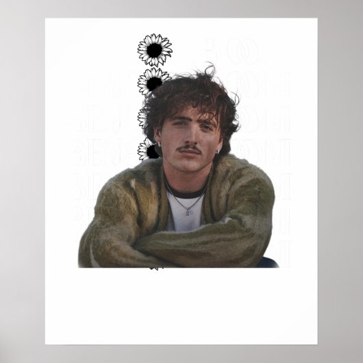 Benson Boone vintage Poster (Voorkant)