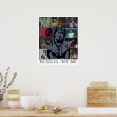 Benson Boone Vintage Tou Poster (Keuken)