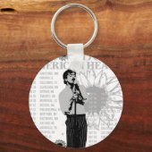 Benson Boone vuurwerk & rolschaatsen Tou Sleutelhanger (Voorkant)