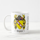 Benson Coat of Arm mok (Links)
