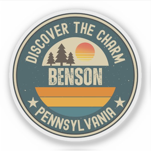Benson, Pennsylvania Sticker (Voorkant)