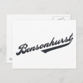 Bensonhurst Briefkaart (Voorkant / Achterkant)