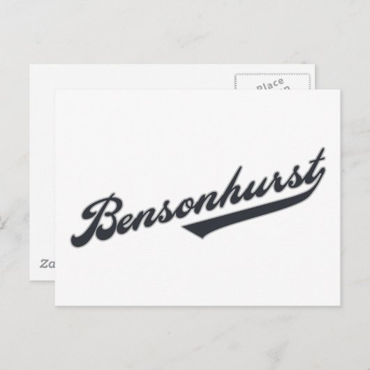 Bensonhurst Briefkaart (Voorkant / Achterkant)
