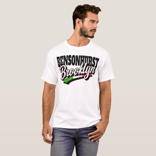 Bensonhurst Brooklyn T-shirt (Voorkant volledig)