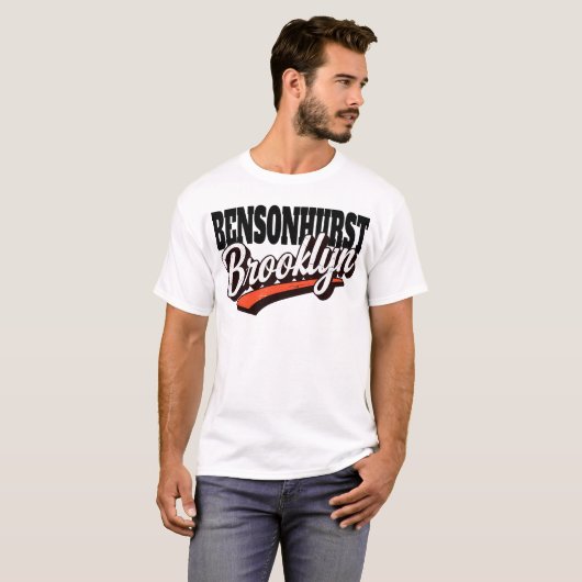 Bensonhurst Brooklyn T-shirt (Voorkant volledig)