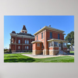 Bent County-gevangenis en rechtbank, Colorado Poster