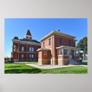 Bent County-gevangenis en rechtbank, Colorado Poster