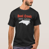 Bent Creek and Hildebran North Carolina USA State  T-shirt (Voorkant)