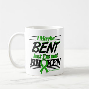 Bent, maar niet gebroken Scoliosis Awareness Coffe Koffiemok