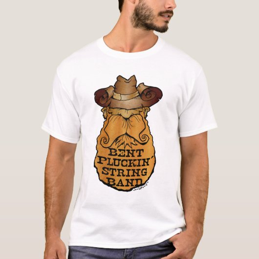 Bent Pluckin String Band Merch T-shirt (Voorkant)