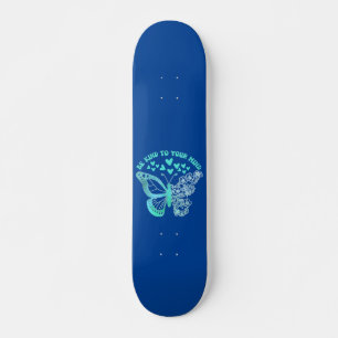 BENT SOORT VAN JE MIND-vlinder, geestelijke gezond Persoonlijk Skateboard