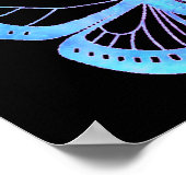 BENT SOORT VAN JE MIND-vlinder, geestelijke gezond Poster (Hoek)