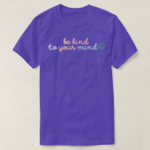 BENT SOORT VAN UW MIND RAINBOW PASTEL T-SHIRT (Design voorkant)