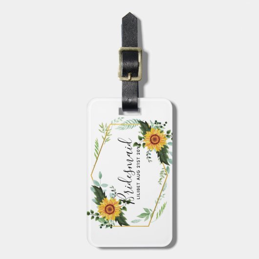 Bent u Bridesmaid Maid Honor Dank u moeder Bagagelabel (Voorkant verticaal)