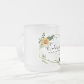 Bent u Bridesmaid Maid Honor Dank u moeder Matglas Koffiemok (Voorkant links)