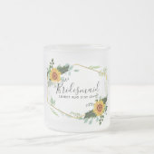 Bent u Bridesmaid Maid Honor Dank u moeder Matglas Koffiemok (Center)