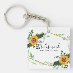 Bent u Bridesmaid Maid Honor Dank u moeder Sleutelhanger