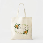 Bent u Bridesmaid Maid Honor Dank u moeder Tote Bag (Voorkant)