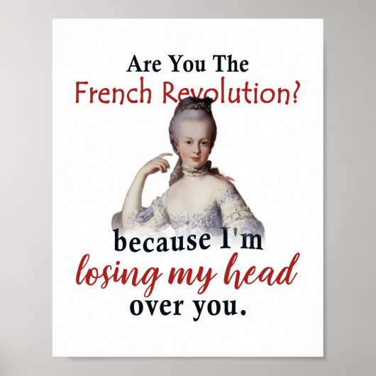Bent u de Franse Revolutie - Marie Antionette Poster (Voorkant)