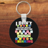 Bent u een supporter van een Autistisch Warrior? B Sleutelhanger (Voorkant)