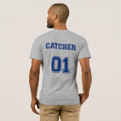 BENT U EEN VANGER OF EEN PITCHER? T-SHIRT (Achterkant volledig)