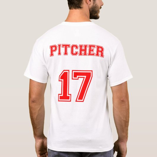 BENT U EEN VANGER OF EEN PITCHER? T-SHIRT (Achterkant)