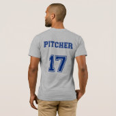 BENT U EEN VANGER OF EEN PITCHER? T-SHIRT (Achterkant volledig)