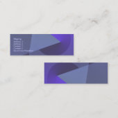 Bent u geometrische 8 Visitekaartjes? Mini Visitekaartje (Voorkant / Achterkant)