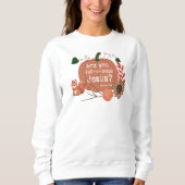 Bent u Herfst-o-ween Jesus Sweatshirt (Voorkant)