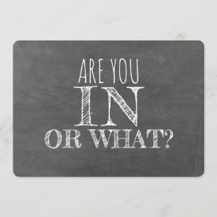 Bent u in of wat voor grappige Bridesmaid-voorstel Kaart