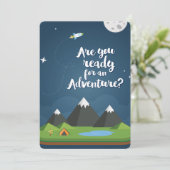 Bent u klaar voor een avontuur? JA! Kaart (Staand voorkant)