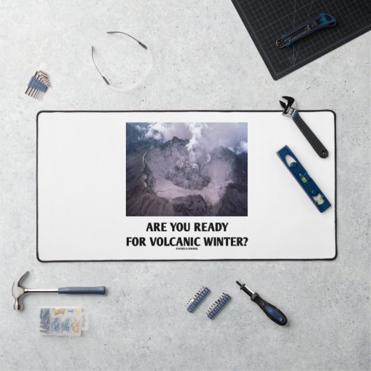 Bent u klaar voor een vulkanische winter? Vulkanol Bureaumat (Werkstation)