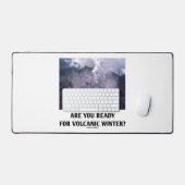 Bent u klaar voor een vulkanische winter? Vulkanol Bureaumat (Keyboard & Muis)