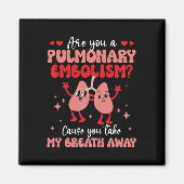 Bent u longembolie Ademhaling Longliefde Valent Magneet (Voorkant)