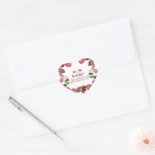 Bent u mijn BAE Rustic Rozen Valentijn? Hart Sticker (Envelop)