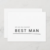 Bent u mijn beste 'Bridal Party'-Kaart? Kaart (Voorkant / Achterkant)