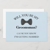 Bent u mijn beste Groomsmen? Kaart (Voorkant / Achterkant)