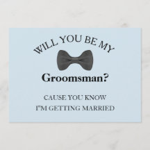 Bent u mijn beste Groomsmen?