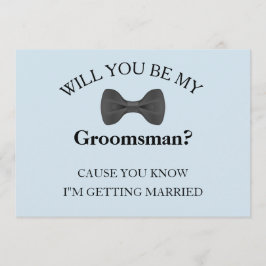 Bent u mijn beste Groomsmen? Kaart