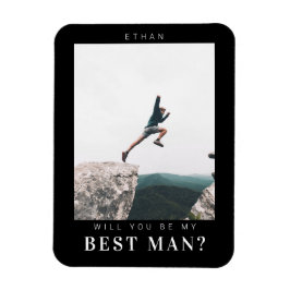 Bent u mijn beste man minimalistische foto donker? magneet