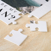 Bent u mijn beste man minimalistische foto Modern Legpuzzel (Zijkant)