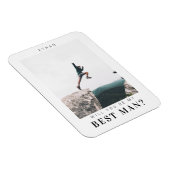 Bent u mijn beste man minimalistische foto Modern Magneet (Rechterzijde)