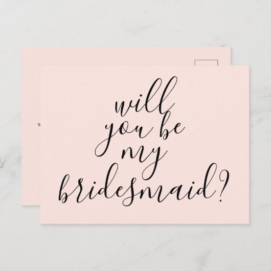 Bent u mijn beste moderne voorstel? uitnodiging briefkaart (Voorkant / Achterkant)