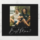 Bent u mijn beste voorstel met foto? bier etiket (Enkel label)