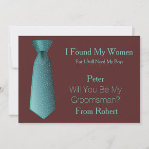 Bent u mijn Blauwgroen en wit Stropdas? Kaart