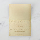 Bent u mijn Bloemenmeisje Gold Confetti? (Binnen)