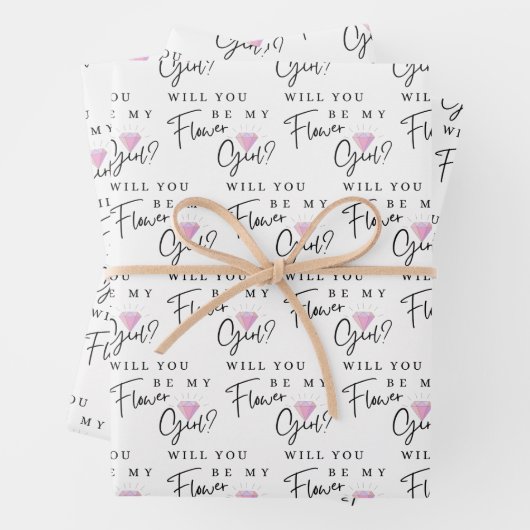 Bent u mijn Bloemenmeisje-opbergpapierbladen? Inpakpapier Vel (In situ)