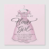 Bent u mijn Bloemenmeisje-voorstel Aangepaste magn (Voorkant)